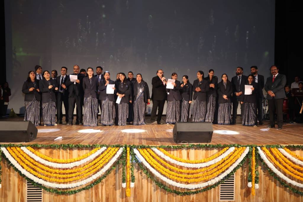 जवाहरनगर स्थित माहेश्वरी पब्लिक स्कूल में कक्षा12वीं के छात्रों के लिए विदाई समारोह2024-25 का&nbsp;आयोजन