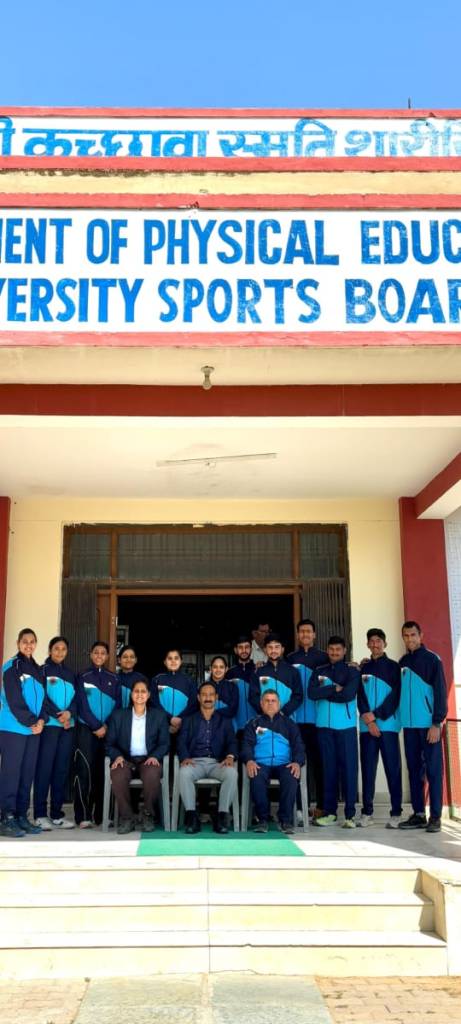 Rajasthan University Teams Depart for All India Inter University in Mumbai