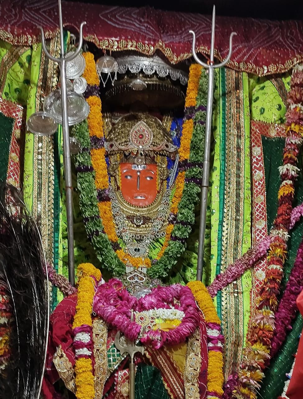 जीण धाम में लगा भक्तों का तांता डेढ़ लाख श्रद्धालुओं ने दरबार में नवाया&nbsp;शीश