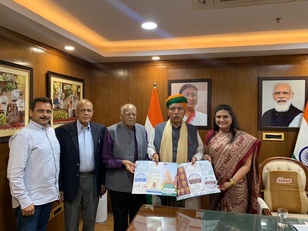 केंद्रीय मंत्री मेघवाल ने किया मिलेट्स महोत्सव के पोस्टर का&nbsp;विमोचन